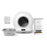 Xenon Smart Akıllı Otomatik Kedi Tuvaleti (Kamerasız) Köpek Mama Kabı Besleme Kasesi (Kamerasız) Çelik Su Pınarı Sebili ve Yedek Filtre (4 Adet) Evcil Hayvan 4'lü Pet Ürünleri Başlangıç Seti