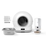 Xenon Smart Akıllı Otomatik Kedi Tuvaleti (Kamerasız) Köpek Mama Kabı (Kameralı) Çelik Su Pınarı ve Filtre (4 Adet) Evcil Hayvan 4'lü Pet Ürünleri Başlangıç Seti
