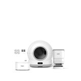 Xenon Smart Akıllı Otomatik Kedi Tuvaleti + Otomatik Mama Kabı + Su Pınarı Ve Filtre 4'lü Pet Ürünleri Seti - Beyaz