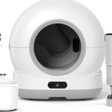 Xenon Smart Akıllı Otomatik Kedi Tuvaleti Paslanmaz Çelik Kaseli Mama Kabı Led Işıklı Su Pınarı ve Filtre 4'lü Pet Seti