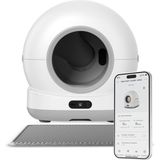 Xenon Smart Akıllı Otomatik Kedi Tuvaleti Uv Sterilizasyonlu 72L Hacim 7l Kapasiteli Mobil Uygulama Kontrollü Cat Cleaner X8624 - Beyaz