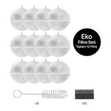 Xenon Smart Akıllı Su Pınarı Yedek Filtre 12'li Ekonomik Set (X8650 Modeli İle Uyumludur)