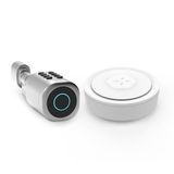 Xenon Smart Anahtarsız Akıllı Elektronik Silindir Kapı Kilidi ve Zigbee 3.0 & Wi-Fi & BLE Akıllı Ev Ağ Geçidi Kablosuz Bluetooth Mobil App Kontrollü Gateway Hub 2'li Set