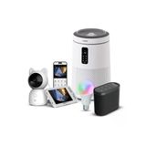 Xenon Smart Bebek Kamerası (Ekranlı), Uyku Arkadaşı, Hava Temizleyici Ve Akıllı Ampul 4'Lü Set, Mobil Kontrol