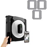 Xenon Smart Cam Silme Robotu (Elo) ve 6 Adet Mop / 2'li Set Kumandalı 3 Modlu Mobil Kontrol - Çok Renkli