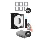 Xenon Smart Cam Silme Robotu ve 6 Adet Mop | Elo Serisi, Kumandalı, 3 Modlu, Mobil Kontrollü Set (B02878600003)