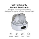 Xenon Smart Çok Fonksiyonlu Biberon Sterilizatörü Ve Kurutucu Buharlı Mama Isıtıcılı Wi-Fi Akıllı Kontrol X1001