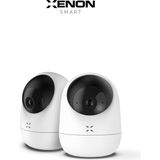 Xenon Smart Ev Kamerası 2’li Set | Wifi, 2304P, Mobil Kontrol, Sesli, 360° Ptz, Gece Görüş, Iç Mekan Kamera - Beyaz