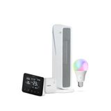Xenon Smart Fanlı Isıtıcı, Oda Termostatı ve Akıllı Ampul | 3'lü Set, Wifi, Mobil Kontrol, Modlu Akıllı Paket