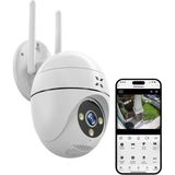 Xenon Smart Güvenlik Kamerası | 1440P 4mp Mobil Kontrol Hareket Takipli Gece Görüşlü Dış Mekan Kamera X7268 - Beyaz