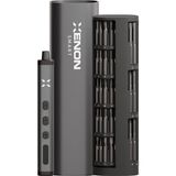 Xenon Smart Hassas Tornavida Seti | 78 Parça, Şarjlı, Saat, Gözlük, Bilgisayar Uyumlu Tamir Kiti (X6836) - siyah
