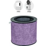 Xenon Smart Hava Temizleyici Filtresi | Duman Giderici Katman, H13 Hepa, Değişim Uyarılı, X7421-X7422 Uyumlu, M2 - Mor