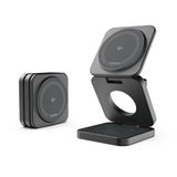 Xenon Smart Kablosuz Şarj Standı 3'ü Bir Arada Apple Iphone Airpods Watch Mag Safe ile Uyumlu Qi2 15W Hızlı Şarj Cihazı X6402
