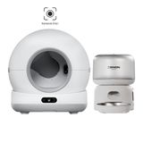 Xenon Smart Kameralı Kedi Tuvaleti Ve Mama Kabı 2'Li Set Wifi, 1080P, 72L Otomatik Kedi Tuvaleti, Mobil Kontrol, Paslanmaz Çelik Mama Kabı