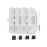 Xenon Smart Kedi Su Pınarı Filtresi (X8651 Uyumlu) 4'Lü Set, Fırça Ve Süngerli Yedek Parça (X8781)