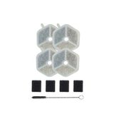Xenon Smart Kedi Su Pınarı X8657 Uyumlu 4+4 Karbon Sünger Filtre + Temizlik Fırçası X8813 - Beyaz