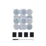 Xenon Smart Kedi Su Pınarı X8658 Uyumlu 4+4 Karbon Sünger Filtre + Temizlik Fırçası X8814 - Beyaz