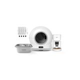 Xenon Smart Kedi Tuvaleti (Kameralı), Kedi Mama Kabı (Kameralı) 3L, Su Pınarı (Çelik) Ve Yedek Filtre 4’Lü Set