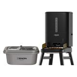Xenon Smart Köpek Mama Kabı Ve Su Pınarı 2'Li Set 15L Otomatik Köpek Mama Kabı, Paslanmaz Çelik Su Pınarı, Wifi, Mobil Kontrol, Büyük Cins