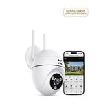 Xenon Smart Mobil Kontrol Hareket Takipli Gece Görüşlü 2,5k 4mp Dış Mekan Güvenlik Kamerası X7268 - Beyaz