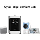 Xenon Smart Monitörlü Mavi Bebek Kamerası 5 Inç 4.8 L Hava Nemlendirici ve Beyaz Gürültü Makinesi 3\'lü Uyku Seti