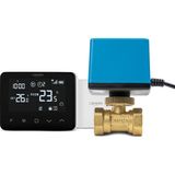 Xenon Smart Oda Termostatı ve Su Vanası | 2\'li Set, Wifi Mobil Kontrol, Akıllı Isıtma Otomasyonu