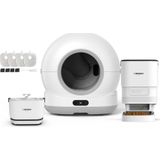 Xenon Smart Otomatik Kedi Tuvaleti 72L, Otomatik Mama Kabı , Kedi Su Pınarı (Kablosuz) Ve Filtre 4'Lü Set