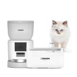 Xenon Smart Otomatik Mama Kabı (Kameralı) Ve Kedi Su Pınarı (Kablosuz) 2'Li Set, Wifi, Mobil Kontrollü
