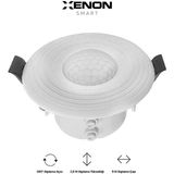Xenon Smart PIR Hareket Sensörü 220 V AC 2.8 M Yükseklik Toplam 63 m2 Algılama Kapasiteli X1041