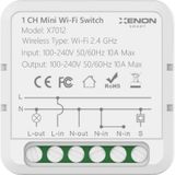 Xenon Smart Tek Çıkışlı Smart Switch, Tekli Akıllı Röle, Tek Kanal Anahtar Modülü (Wi-Fi) X7012