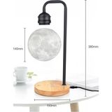 XF02 Ay Görünümlü Kablosuz Şarj Özellikli Gece Lambası - Siyah - 001-Renkli