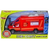 XFD889-289 Kutulu Çek Bırak Die-Cast Kurtarma Aracı- Itfaiye Arabası