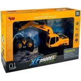 Xfg-789-410B Uzaktan Kumandalı Full Fonksiyon Şarjlı Xfmodel Kazıcı (Metal Kepçe)
