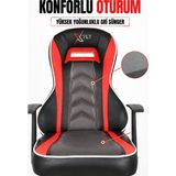 Xfly Luppo Çocuk Oyuncu Koltuğu, Gaming ve Bilgisayar Çalışma Koltuğu, 1523B0488 - Kırmızı - Siyah