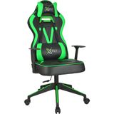 XFly Oyuncu Koltuğu Yeşil Ergonomik Tasarım Yüksek Yoğunluklu Sünger ile Konforlu Destek