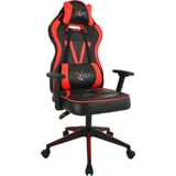 Xfly Vendetta Oyuncu Koltuğu Kırmızı Metal Ayaklı Kumaş Kaplama Ayarlanabilir Oturak Eğimi