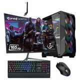 XGaming Rainbow X i7-10700F 16GB 512GB SSD M.2 NVMe RX 580 8GB 24" 165Hz Oyuncu Masaüstü Bilgisayarı
