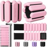 XGOBHC Ayak Bileği Ağırlıkları 2'li Set (her biri 1 lb), Ayarlanabilir Bilek ve Ayak Bileği Ağırlıkları Kadın Erkek Çocuklar için, Yoga, Dans, Bale, Koşu, Yüzme, Spor Salonu için Antrenman Giyilebilir Bacak