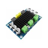 XH-M542 TPA3116D2 100W Mono Kanal Dijital Amfi Devresi 12-26V - Ahşap Rengi