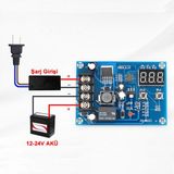 Xh-M603 Aku Sarj Kontrol Karti Xh-M603 Batarya Aku Sarj Kontrol Devresi 12V 24V Kursun Asit Jel