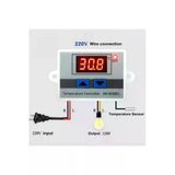 Xh-W3001 220V Dijital Termostat Sıcaklık Kontrol Cihazı Akvaryum Kuluçka Isı Ayarlı