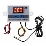 XH-W3001 Dijital Sıcaklık Kontrol Termostatı 12V | NTC Sensör Dahil, LED Ekran