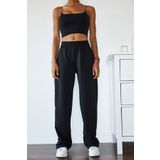 Xhan 02 1KZK8-10878 Kadın Yüksek Bel Oversize Bol Kesim Eşofman Altı