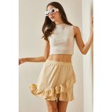 Xhan Bej Dokulu Mini Etek 5YXK7-48559-25 - XL