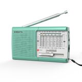 XHDATA D219 Radyolar Taşınabilir Am Fm Güçlü Alıcı Kompakt Tasarım, Küçük Pille Çalışan Transistör Radyo (AA) Şeffaf Ses Hoparlör Kulaklık Jakı Yaşlılar, Aile için İdeal Hediyeler