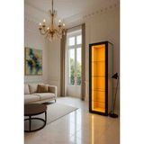 Xhomedekor 180X40X30 Cam Kapak Cam Raflı Cok Amaçlı Dolap Vitrin Gümüşlük - Beyaz