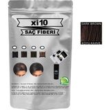 xi10 Koyu Kahve 300 Gr. Hair Fiber Ekonomik Boy Saç Tozu Topik