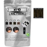 xi10 Orta Kahve 300 Gr. Hair Fiber Ekonomik Boy Saç Tozu Topik