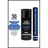 xi10 Saç Dolgunlaştırıcı Koyu Kahve Saç Tozu 50 Gr. Dark Brrown Hair Fiber Topik
