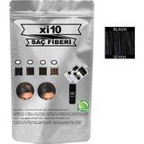 XI10 Siyah Saç Tozu 200 gr Ekonomik Boy Topik